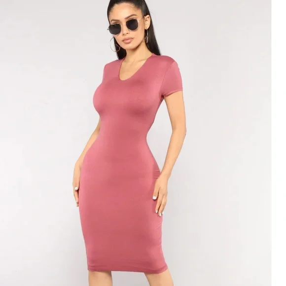 Fashion Nova | Dresses | Fashion Nova Cap Sleeve Midi Dress | Poshmark